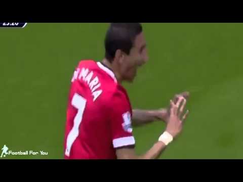 დი მარიას პირველი გოლი \"იუნაიტედის\" მაისურით! -Angel Di Maria  First goal for Manchester United