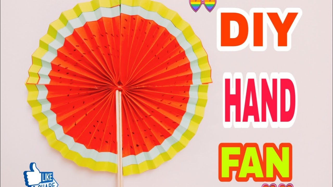 How To Make PAPER FAN For Kids - Tala Art and Craft