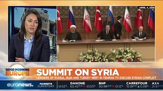 Summit on Syria: leaders of Russia, Iran and Turkey meet in Tehran to discuss Syrian conflict