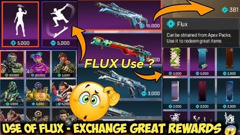 How To Use Flux In Apex Legends Mobile | What Is The Use Of Flux | How To Get Flux | Apex Shubham