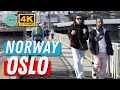 Oslo - Norway [ 4K ] City Walking Tour - Highlights