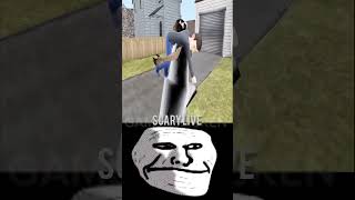 Granny vs Schoolboy runway |troll face edit 💀 #granny #schoolboy #trollface #shorts#@GAMERMISKEN-6