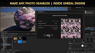 Create Seamless Textures Directly in Unreal Engine | Seamless Wrap System Tutorial (SilverCord-VR)