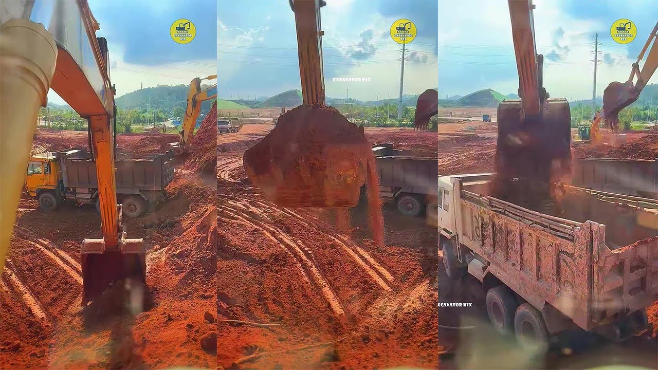 How To Excavators Load Soil Onto Trucks Professionally P1576