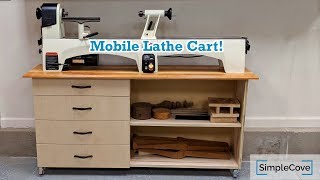 How To Make A Mobile Lathe Cart | Woodworking How-To