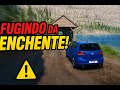 ESCAPANDO da ENCHENTE REALISTA no BeamNG Drive! | Carros, Destruição e Sobrevivência