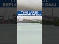 TIME LAPSE: Refloating the Dali #news #baltimore #bridge #update #shorts #shortvideo  #headlines