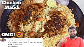 JABBAR BHAI Style Chicken Mandi Recipe | Bakrid Special Arabian Mandi Biryani |Chicken Mandhi Recipe