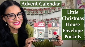 DIY Advent Calendar Using My Little House Envelope Pockets - Christmas Edition