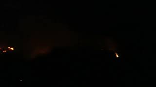 11.07.2022 Waldbrand in Nago-Torbole, nachts
