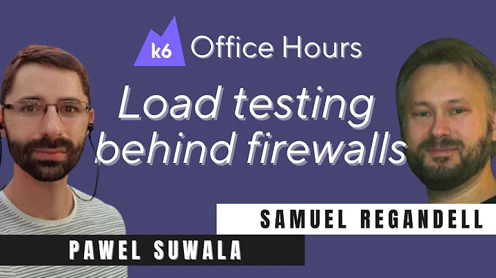 Private load zones for load testing, with Pawel Suwala and Samuel Regandell (k6 Office Hours #44)