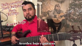 José Feliciano feat. Fawijo- feliz navidad —cover bajo (Bass) acordes  y piano 