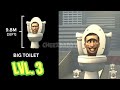 SKIBIDI TOILET (Season 1)  CHARACTERS LEVEL COMPARISON 💹