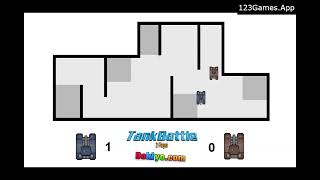 TankBattle 2 Player Gameplay & Walkthrough | Free at 123Games.App screenshot 1