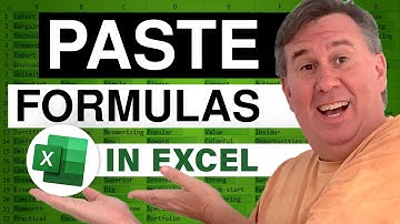 Excel - Add Paste Formulas Icon to Excel Toolbar - Episode 441