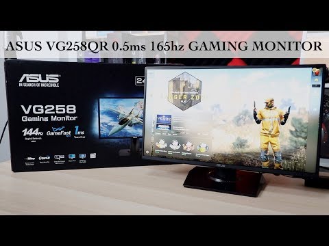 0.5ms 165hz Gaming Monitor - ASUS VG258QR - YouTube
