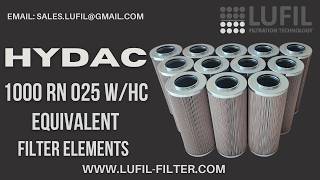 HYDAC 1000 RN 025 W/HC Equivalent Filter | Hydraulic Filter by LUFIL #HydacFilter #ReplacementFilter