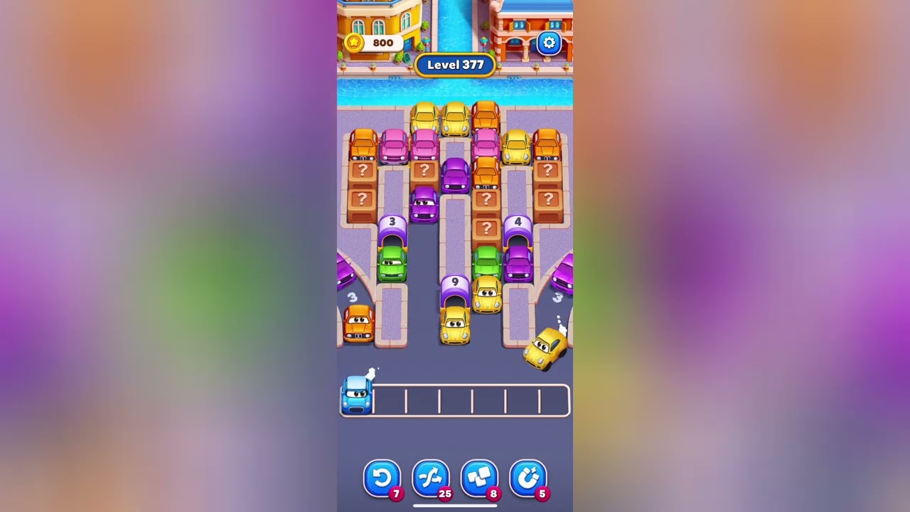 Car Match Level 377 Solution Walkthrough 