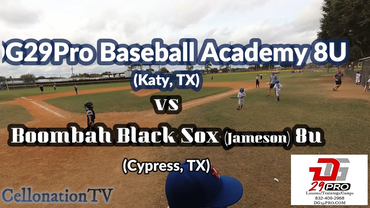 Boombah Black sox vs DG29pro 8u YouTube