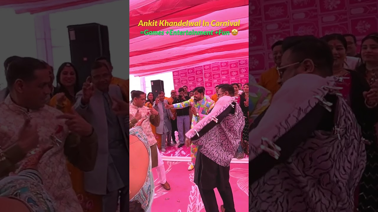 Games on point. Energy unmatched. .Haldi = full entertainment mode 💛