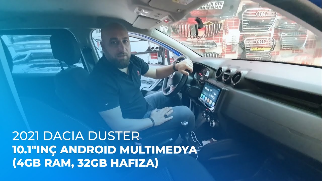 2021 Dacia Duster // 10.1"inç Android Multimedya (4GB Ram, 32GB Hafıza)