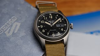 Seiko's New Field Watch Will Blow You Away  Seiko 5 Sports SRPG35 Unboxing