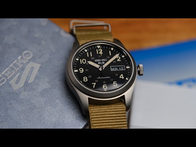 Seiko's New Field Watch Will Blow You Away - Seiko 5 Sports SRPG35 Unboxing  - YouTube