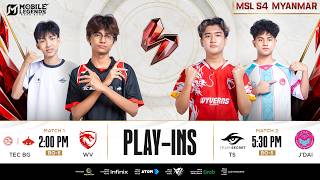🔴 LIVE | MSL MM S4 | Play-Ins Day 1