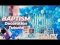 Baptism Decoration Ideas | Christening Decoration Ideas for Baby Boys | DIY