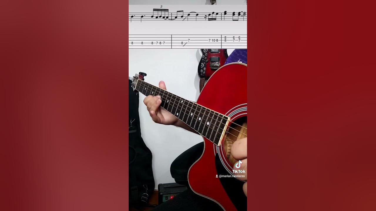Prince Royce - La Carretera (tabs) #guitarristas #tablatura #princeroyce #shorts