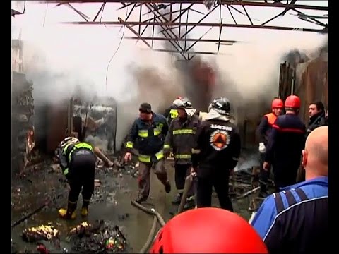 ხანძარი და პანიკა ბათუმში - ქალაქში ძლიერი აფეთქებების ხმა ისმოდა