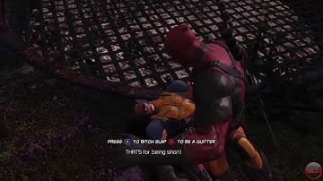 Deadpool Bitch Slapping Wolverine