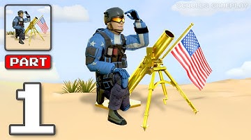 Mortar Squad - Gameplay Walkthrough Part 1 - Lead Your Squad to Victory in Battle (iOS, Android)