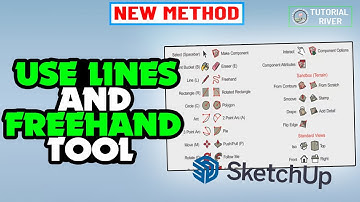 How to Use Lines and Freehand Tool in SketchUP 2025