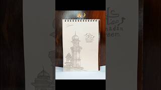 Menara Masjid | Seni Arsitektur | Sketsa Pensil — Sekilas tentang Bingkai Ikonik Dubai 🏙️✏️✨