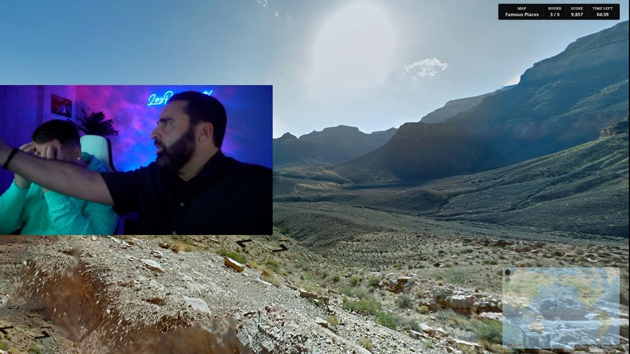 LosPollosTV And His Dad Play GeoGuessr