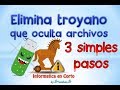 ELIMINA TROYANO QUE OCULTA ARCHIVOS EN 3 SIMPLES PASOS