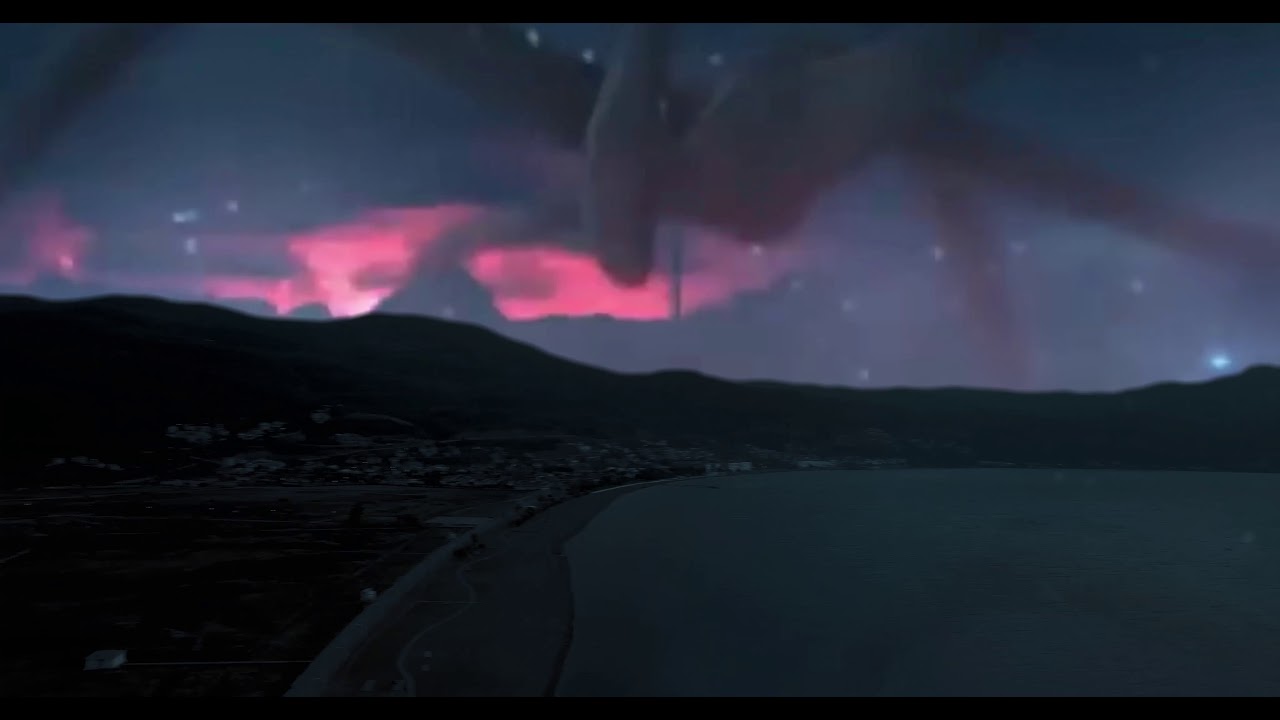 Stranger Things Shadow Monster  Mind Flayer in the sea