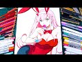 Drawing - Zero Two in Bunny Dress [Darling In The Franxx]ダーリン・イン・ザ・フランキス