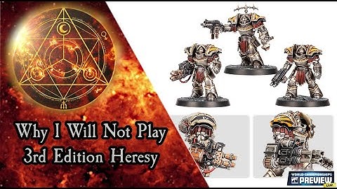 Why I Will Not Play 3rd Edition Heresy