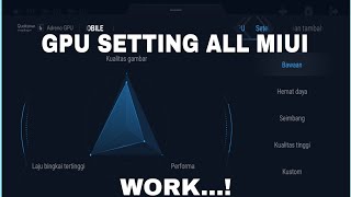 cara aktifkan gpu seting di game turbo xiaomi