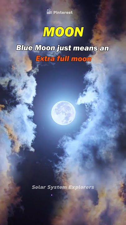 Rare Blue Moon is Coming! | Why Blue Moon is So Rare? 😱☠️ #space #universe #bloodmoon #bluemoon
