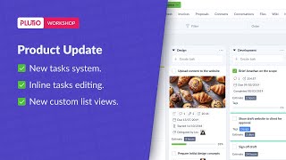Plutio Workshop: New Tasks System
