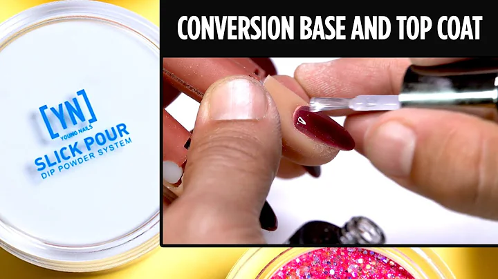 SlickPour Dip Powder | Applying SlickPour Using Conversion Base and Top