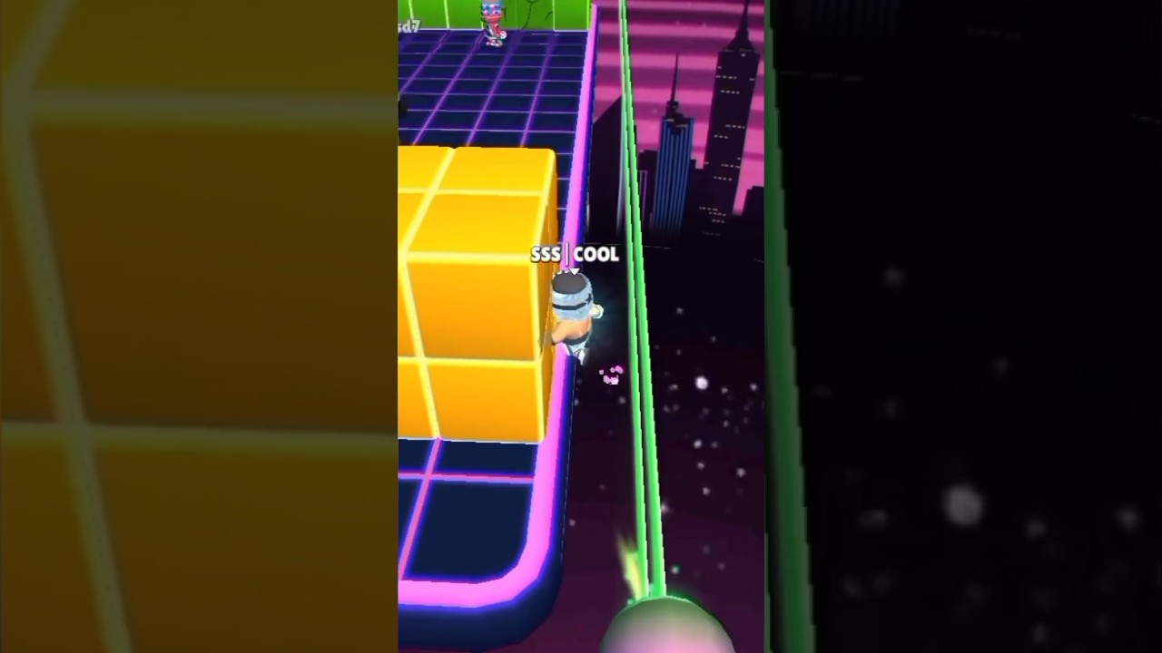 BLOCK DASH GAMEPLAY AVOID LASER SIDE STUMBLE GUYS CLUTCH TRICKS 