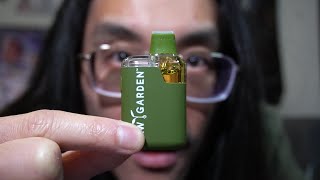 TRYING THE REFINED LIVE RESIN RAW GARDEN DISPOSABLE