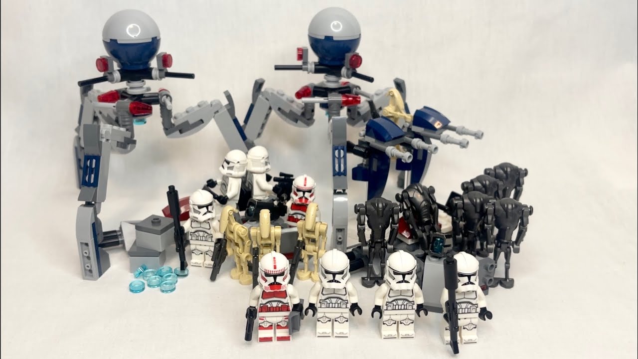 LEGO Star Wars Clone Trooper & Battle Droid Battle Pack 75372 2024 Review ( New Army Builder Set) 