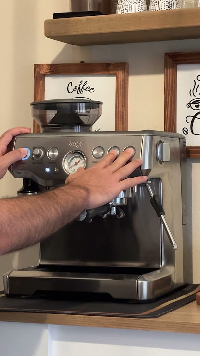 Sage Barista Express ‘Clean Me’ #sage #homebarista  #coffeelover