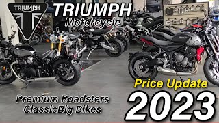 2023 Triumph Motorcycles Price Update ( All Models)Specs and Features SRP San Casa Makabili