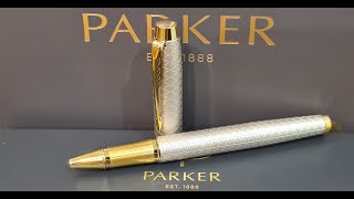 Parker Im Premium Warm Silver Gt Rollerball Pen 1931686 Unboxing And Demo